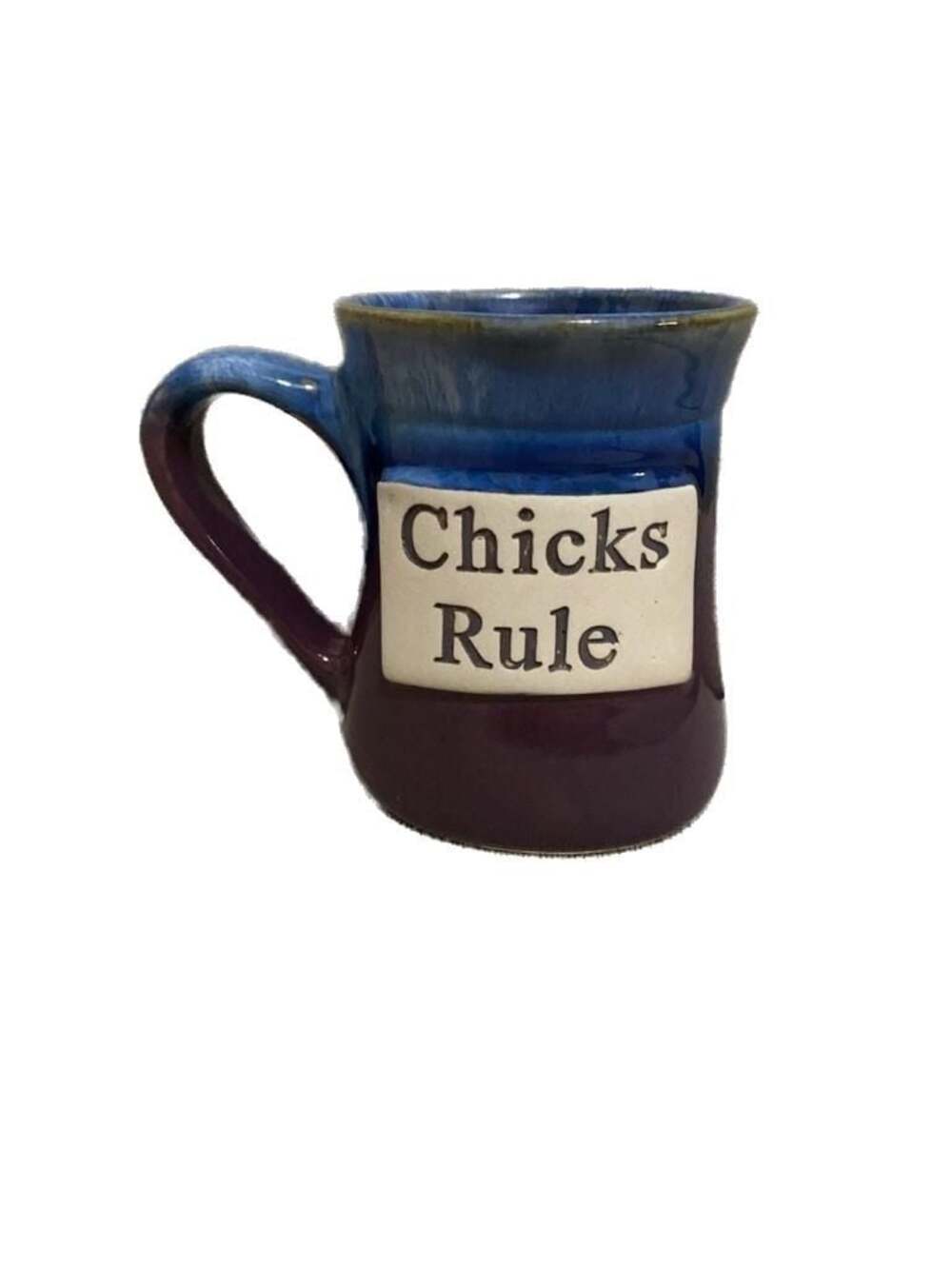 CHICKS RULE Handmade Pottery Mug